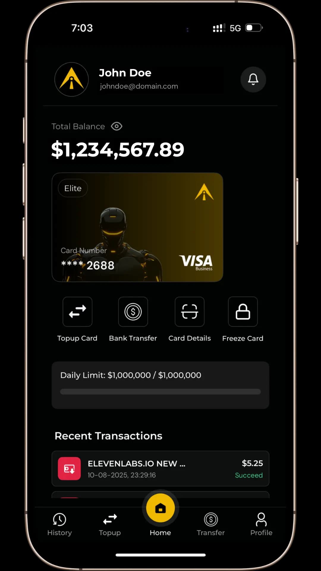 AIA Card app preview